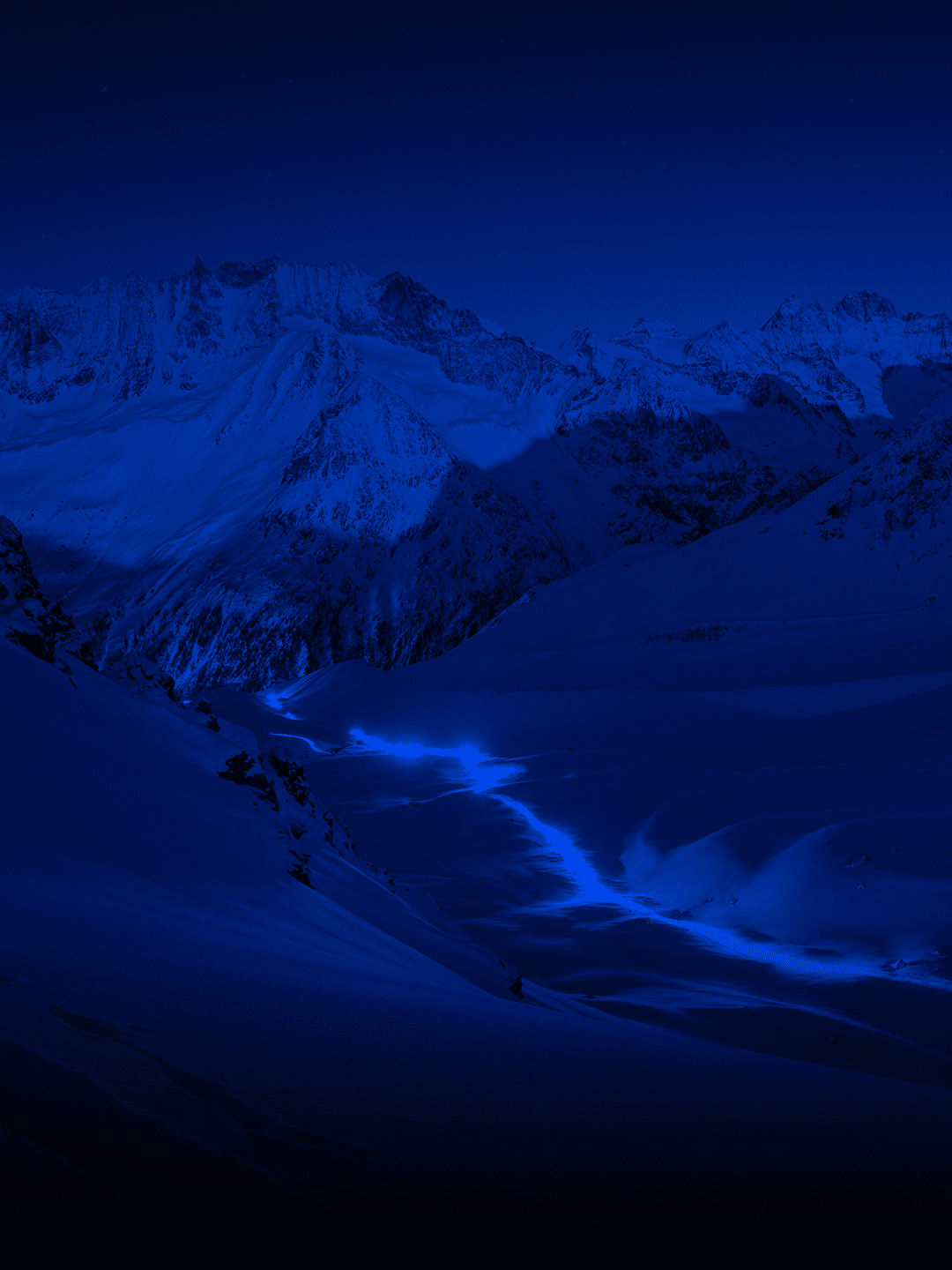 Patrouille des Glaciers 2026 de nuit dans les Alpes valaisannes